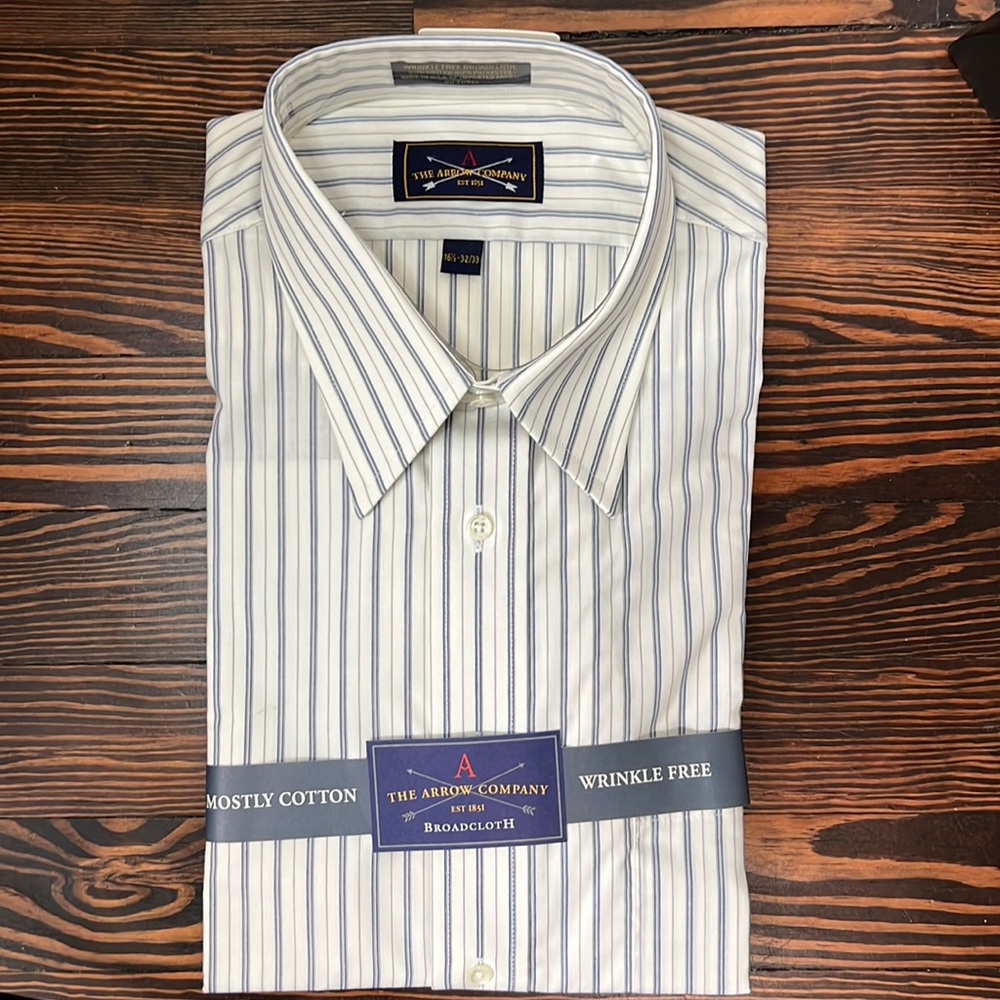 The‎ Arrow Company Broadcloth MENS size 16 1/2- 32/33